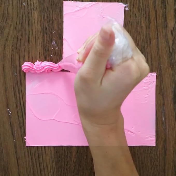 BoFUN Whipped Cream Glue Clay DIY Making Art Craft Kit with Piping Tip for Handmade Phone Case Mirror Jewelry Accessories Homemade Decoration (White/Light Purple)