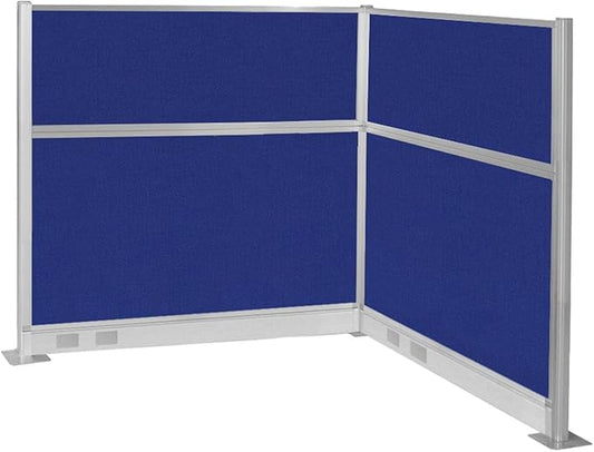 Versare Pre-Configured Hush Panel Electric Cubicle | Workstation Divider Walls | Cubicle Privacy Panels | Office Partition Walls