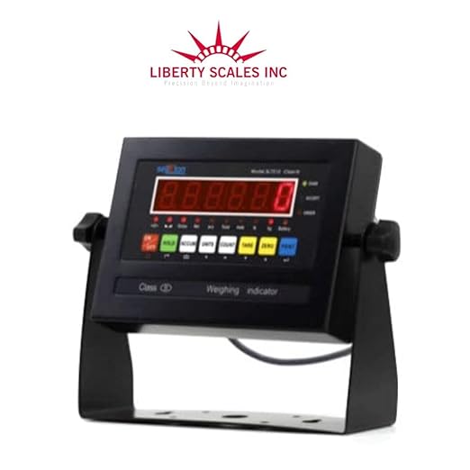Liberty LS-800-4X5 NTEP Certified (Legal for Trade) Industrial Floor Scale | 48" x 60" | Capacity of 10,000 lbs x 2 lb + Black