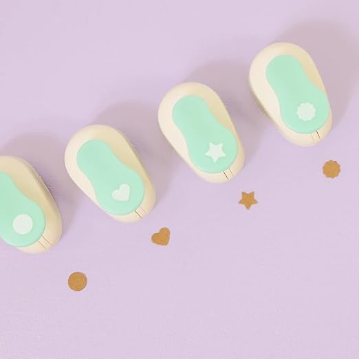 Craftelier - 3/8 Inch Circle Punch with Lever Press | Shape Hole Puncher for Paper Crafts | Round Hole Punch to Create Scrapbooks, DIY Cards & Journals | Mini Hole Punch for Paper & Cardstock.