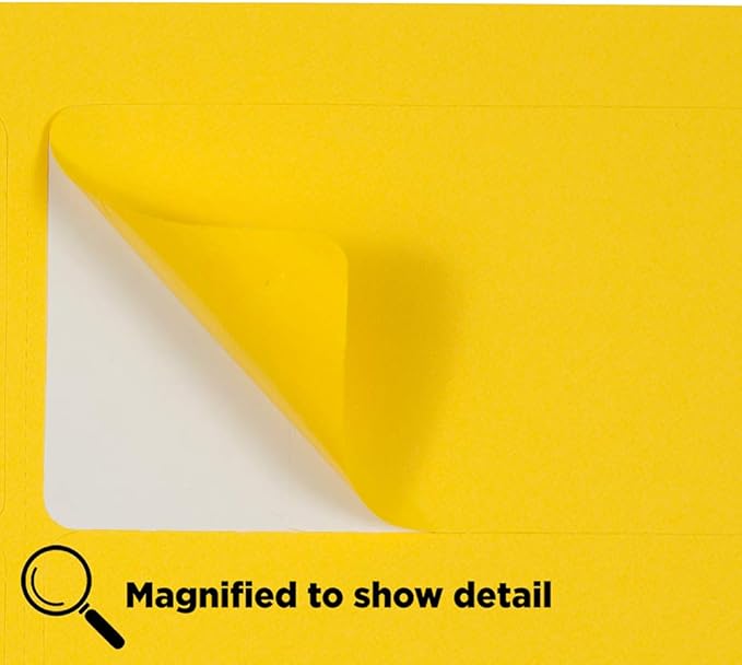 JAM PAPER Shipping Address Labels - Standard Mailing - 2 x 4 - Yellow - 120/Pack