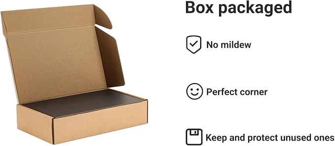 25 Pcs Book Board, Binder Board, Cover Board, Heavy Duty Chipboard for Book Binding, DIY Cardboard (Black, 5 x 7 Inch 80PT)