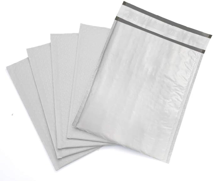 12.5x19 inches Poly Bubble Mailer Self Seal Bubble Shipping Envelopes 2.5 Mil 50 Pack