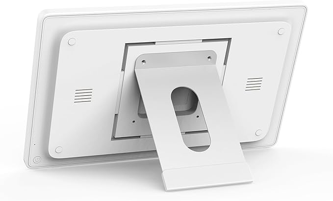 Digital Calendar, 15.6 Inch Wall Planner Electronic Calendar & Chore Chart, Smart Touchscreen Interactive Display for Family Schedules, Great for Organizing Your Routines, Wall & Desk Mountable White