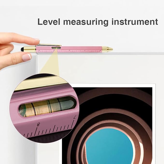 Dad Gifts for Fathers Day, Hongred 6 in 1 Multitool Pen, Stocking Stuffers for Mens Gifts for Him Husband, Father's Day for dad, Birthday for Men, Tools Cool Gadgets,Office Gift