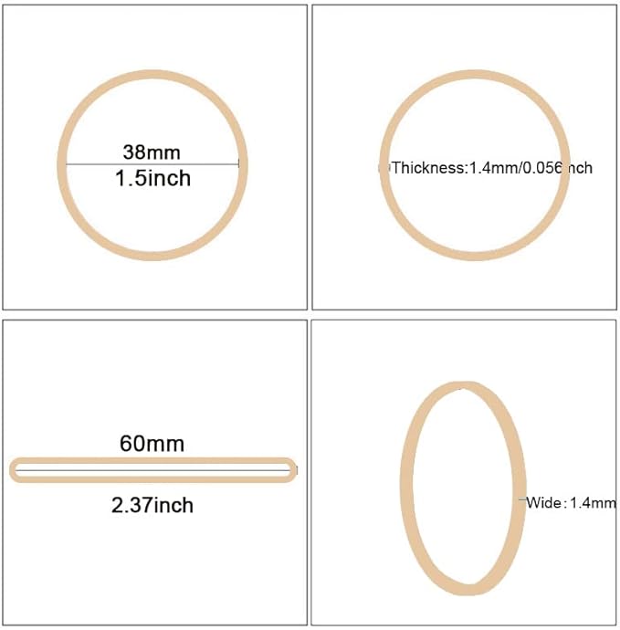 Rubber Bands Size16 Elastic Rubber Band #16 Light brown 600Pcs rubber bands office supplies File Folders Litter Box