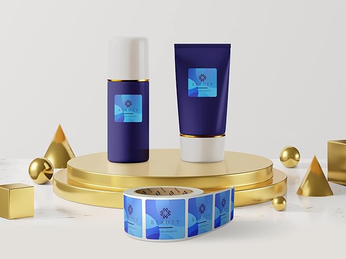 Custom Sticker Roll Labels — Logo Stickers Customized Labels — Custom Stickers for Business Logo (Square)