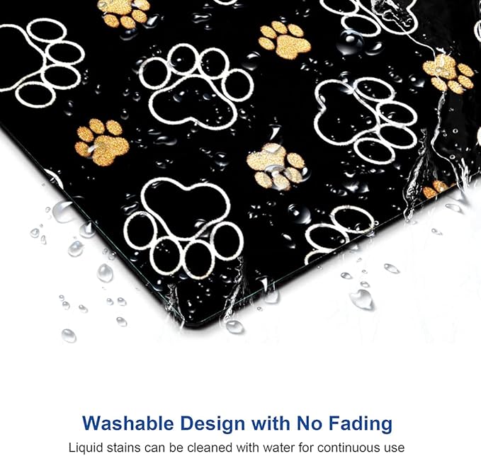 Hokafenle Mouse Pad, Cute Dog Paw Mouse Pad Design, Mouse Mat Square Waterproof Mousepad Non-Slip Rubber Base Computer Mouse Pads for Office Home Laptop