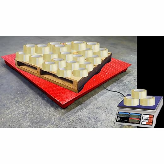 Liberty Scales LS-700-DC Dual Counting Smart Weighing Scale Systems, Size 84" x 84" (7' x 7') - C-Scale (33 lb x .001 lb) / Floor Scale 5000 lb x 1 lb