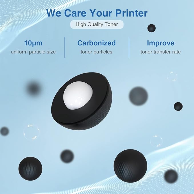 TN760 Toner Cartridge Compatible Replacement for Brother TN760 TN-760 TN730 TN-730 for MFC-L2690DW MFC-L2710DW MFC-L2750DW HL-L2370DW HL-L2395DW DCP-L2550DW HL-L2350DW Printer Toner Cartridges(4 Pack)