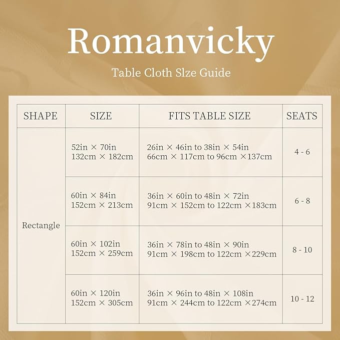 Romanvicky Christmas Jacquard Tablecloth White Floral Pattern Rectangle Table Cloth Spill Proof Wrinkle Resistant Polyester Table Cover for Dining, Party, Thanksgiving Decoration, 60 x 84 Inch