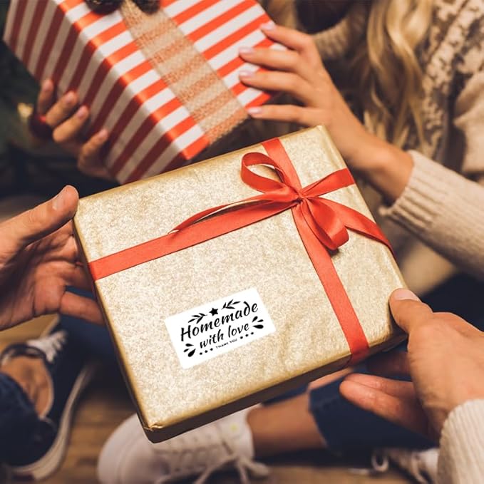 Phomemo 1.25x2.25” White Direct Thermal Label for Address, Self-Adhesive Thermal Stickers Labels, Printer Label for Address, Logo, Shipping, Barcodes, QR Code (1000 Labels/Roll,1 Roll