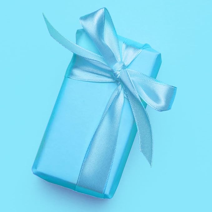 Vanhench 36" x 2400" (200') Sky Blue Wrapping Paper, Solid Color Art Kraft Craft Paper for Birthday Gift Wrapping, Baby Shower, Bouquet Flower Packing Poster Bulletin Board Construction