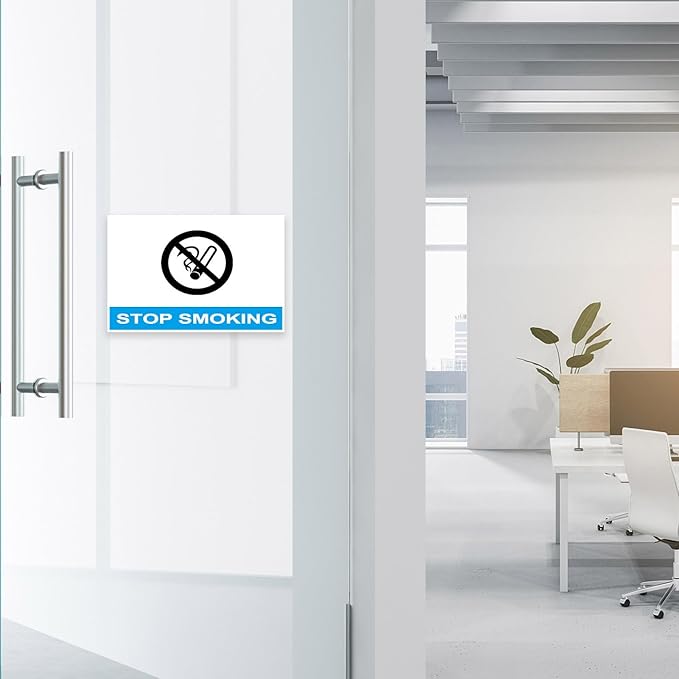 12 Pack 11x8.5 inch Acrylic Sign Holder, Horizontal Clear Plastic Frame for Paper, Wall Mount Sign Holders with Double Side Tape Adhesive for Home, Office, Store, Restaurant