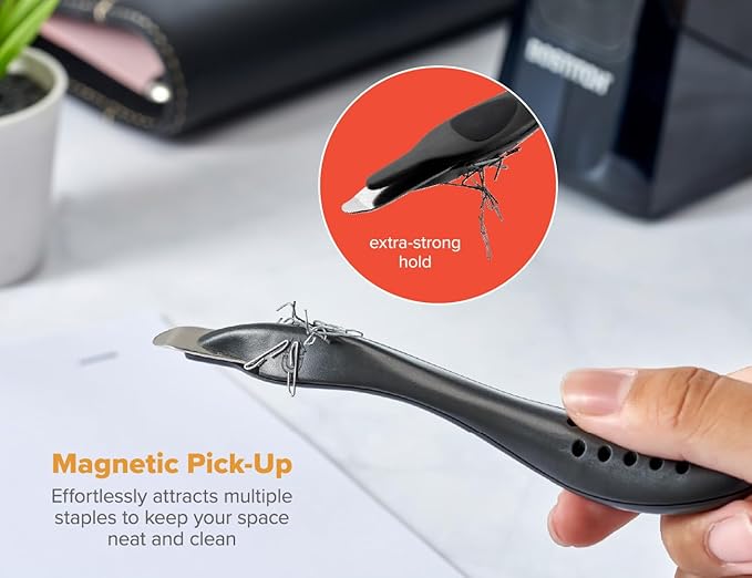 Bostitch Office Easy Staple Remover, Magnetic Tip, 3-Pack (40000M-BLK-3PK)