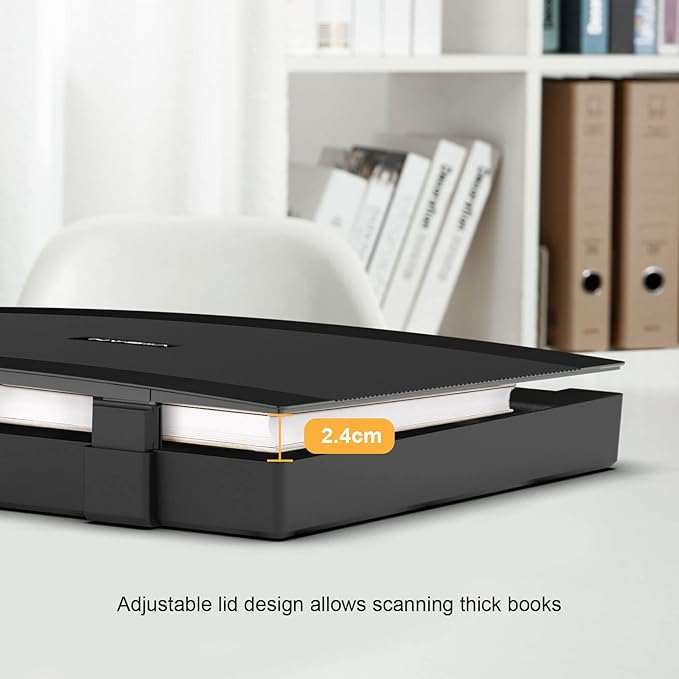 VIISAN VF3240 Large Format Flatbed Scanner, A3 Size, 2400 DPI, CIS Sensor, Scan 297 × 420 mm / 11.7" x 16.7" in 4 sec, Frameless, Auto-Scan, Document & Photo & Book Scanner, Supports Windows & Mac