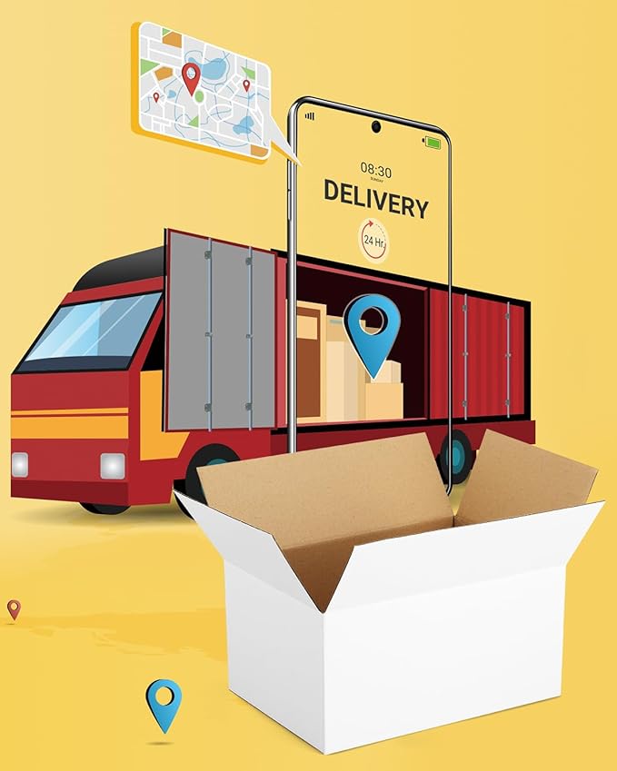 Assorted-Sizes-Shipping-Boxes-45-Pack: 6x4x4 & 9x6x4 & 10x7x5 Small-Shipping-Boxes-Mailers, White Corrugated-Cardboard-Boxes-for-Packing-Small-Business Mailing