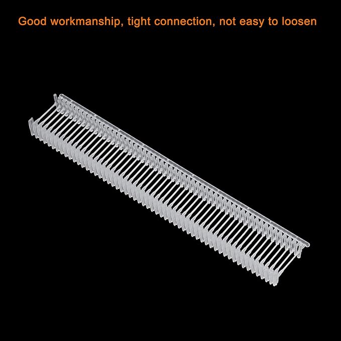 MECCANIXITY Standard Tagging Fasteners,Plastic Regular,Standard Label Gun Price Tagging Barbs for Garment Price Tag Label Tagging Barbs 10mm/0.39 Inch,Pack of 1000 Transparent