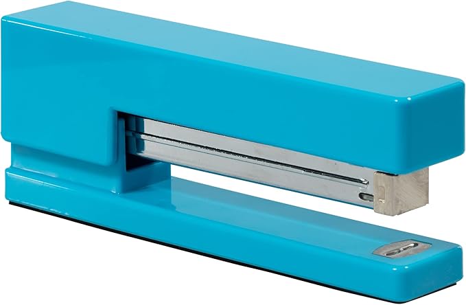 JAM PAPER Modern Desk Stapler - Blue - Sold Individually