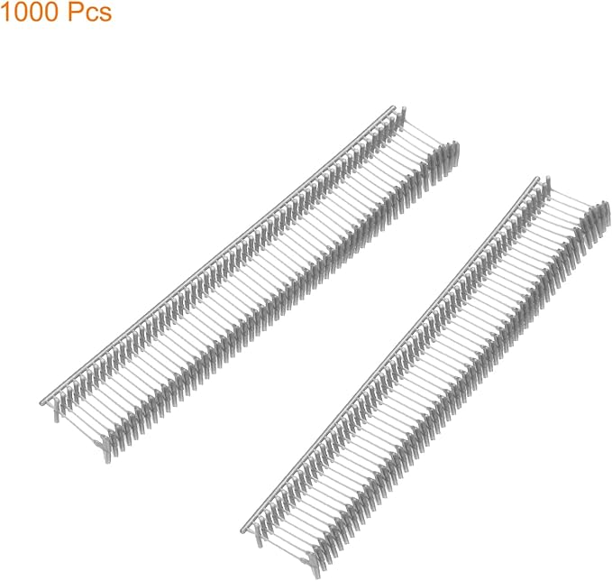 MECCANIXITY Standard Tagging Fasteners,Plastic Regular,Standard Label Gun Price Tagging Barbs for Garment Price Tag Label Tagging 10mm/0.39 Inch,Pack of 1000 Gray