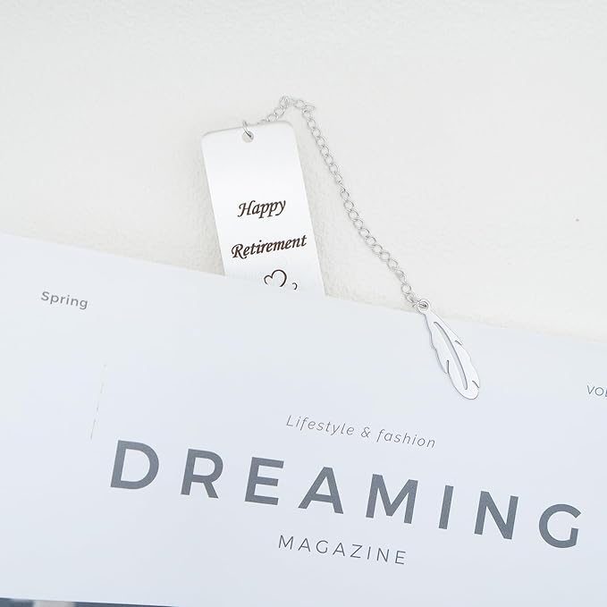 Retirement Gift for Men Women 2024 Happy Retirement Bookmark for Woman Coworker Boss Employee Leaving Away Gifts for Work Bestie Appreciation Book Mark for Retired Teacher Nurse Grandma Grandpa