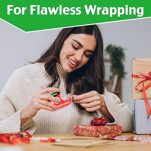 Clear Tape for Wrapping,Repairing and Adhesiving Smooth Cut Transparent Tape with Dispenser for Office & School Project 0.7 X 1000 Inch,36 Pack