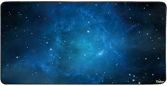 Large Mouse Pad Gaming XXL & Desk Keyboard Mat Size (35.4x15.7x0.1IN, 90x40 Sky Blue)