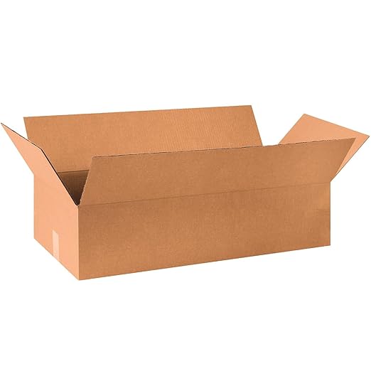 BOX USA Wardrobe Moving Boxes Flat 36"L x 21"W x 10"H 10-Pack - Corrugated Cardboard Box for Shipping, Mailing, Packing, Packaging and Storage