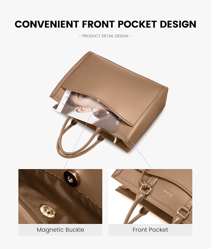 LOVEVOOK Laptop Tote Bag for Women, Office Work Bag Briefcase fit for 15.6 inch Laptop, Large Capacity Teacher Bag Handbag