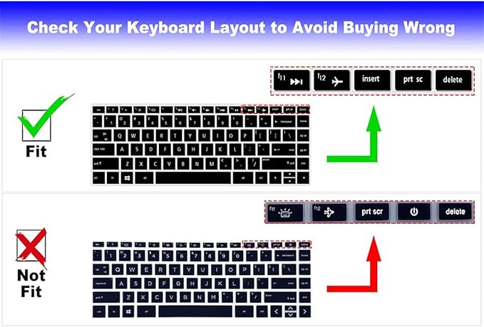 Keyboard Cover for HP Laptop 14/HP Pavilion 14-dq 14-cf/fq 14t-dq300/dq200 14-dq1039wm 14-dq0057nr 14-dq2053cl 14-dq5043cl 14-dq0052dx 14-dq1059wm 14-dq1035cl 14-dq2078wm dq0011dx dq0055dx dq0002dx