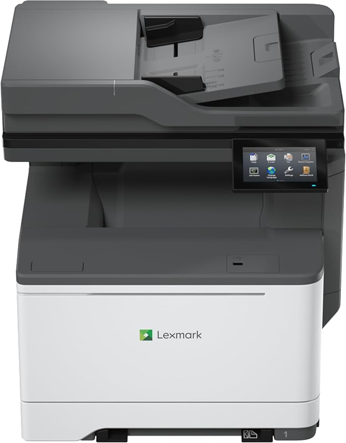 LexmarkCX532adwe MFP Color Laser Printer with Touch Screen, Laser Printer Technology, USB connectivity, and Color Output.(50M7040)