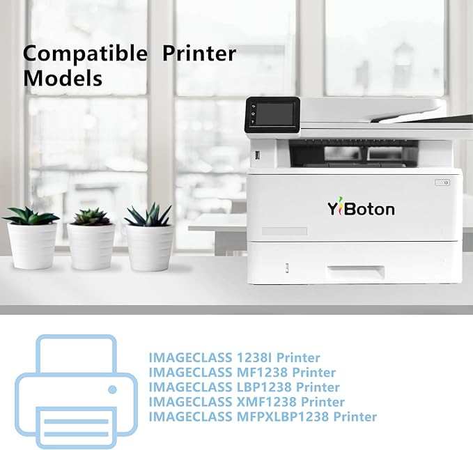 T08 T08L Black High Capacity Toner Cartridge Compatible for Canon T08 T08L 3010C005AA Toner for ImageCLASS 1238i LBP1238 MF1238 XMF1238 MFP XLBP1238 Printer .with New Chip