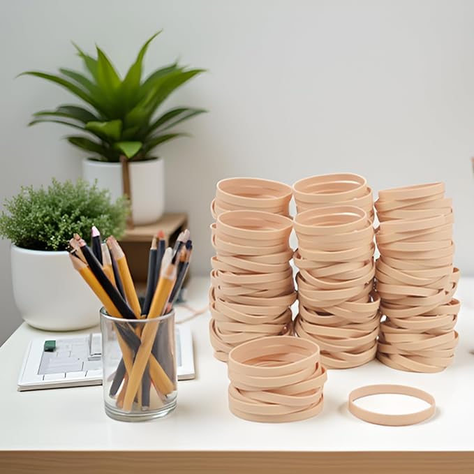 AMUU Rubber Bands Size #64 about 0.5 lb 110pcs Tactical Rubber Bands for Office Supplies School Home Elastic Bands