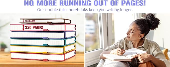 Lined Notebook Journal for Women Men, 312 Numbered Pages B5 Thick Leather Journals for Writing, Daily Diary Journal for Work School, Hardcover College Ruled Notebook, Butterfly Flower Notebook, Brown