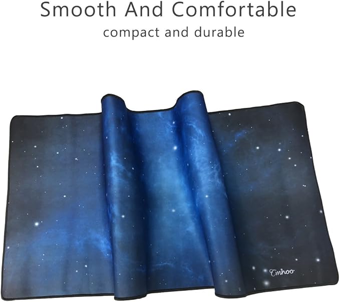 Large Mouse Pad Gaming XXL & Desk Keyboard Mat Size (35.4x15.7x0.1IN, 90x40 Sky Blue)