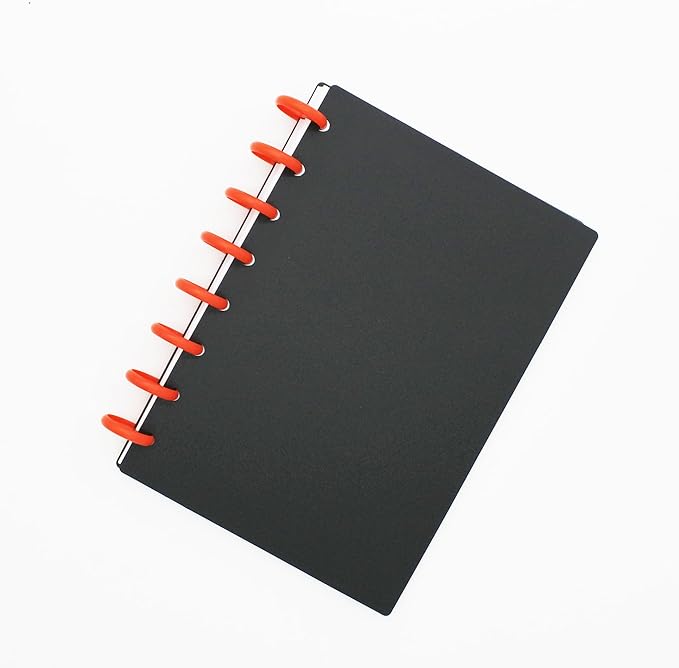 100pcs Discbound Notebook Discs DIY Planner Accessories fits for Tul,Levenger,Arc,Happy Planner,Talia(Red,0.7inch/18mm)