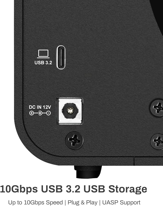 TERRAMASTER D8 Hybrid HDD NVMe Enclosure USB 3.2 Gen 2 10Gbps Type C 8Bay USB Storage (Diskless)