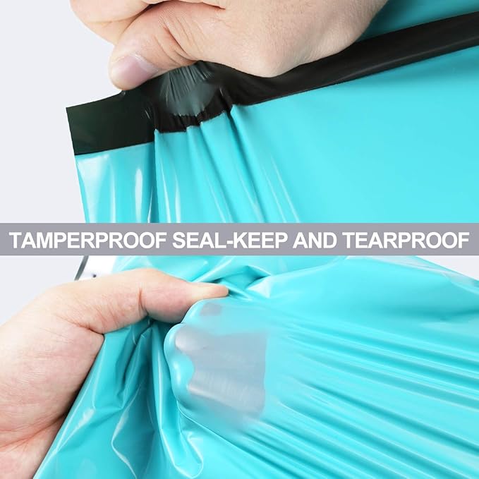 UCGOU Poly Mailers 24x24 Inch Teal 100 Pack Extra Large Shipping Bags Strong Thick Mailing Envelopes Self Seal Adhesive Waterproof and Tear Proof Boutique Postal for Clothing Quilt and More