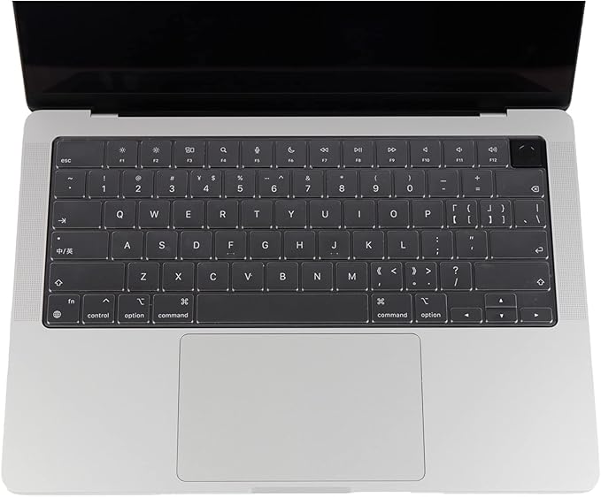 Ultra Thin Clear Keyboard Cover Skin Protector for MacBook Air 13" 15" (2022-2024) MacBook Pro 14" 16" (2021-2024)