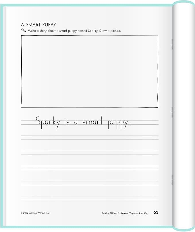 Learning Without Tears Building Writers Student Edition, Age 7+, 2nd Grade+, Handwriting Without Tears, Narrative, Information, Opinion, Fluency, School & Home, Tutor, Sensory & Motor Skills, Sensory