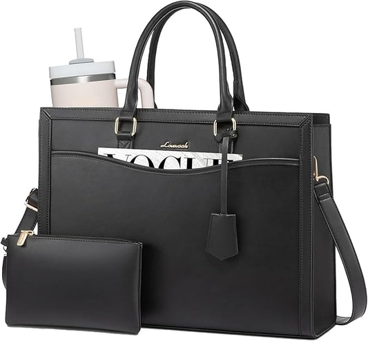 LOVEVOOK Laptop Tote Bag for Women, Office Work Bag Briefcase fit for 15.6 inch Laptop, Large Capacity Teacher Bag Handbag