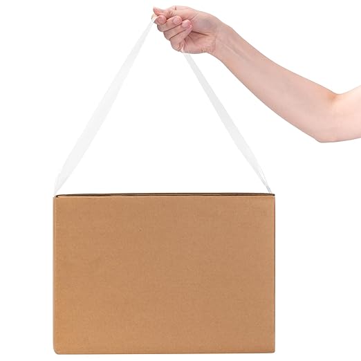 Amazon Basics Strong Plastic Adhesive Packaging Tape for Shipping, Moving and Storage, Clear, Low Odor, 1.88 in x 54.6 yds, 12-Pack