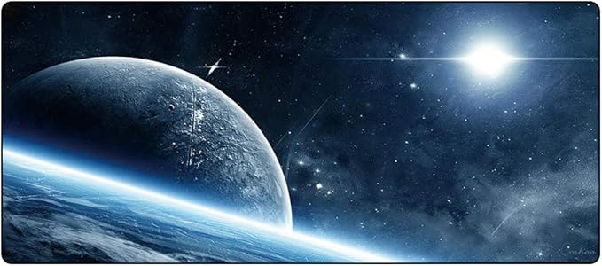 XXL Professional Large Mouse Pad & Computer Game Mouse Mat (35.4x15.7x0.1IN, 90x40 Space)