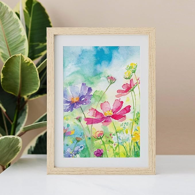 24 Sheets Floral Scrapbook Paper 30x30cm Watercolor Flower Patterned Double Sided Scrapbooking Decorative Craft for Card Making Kit Cardstock Origami Paper Supplies