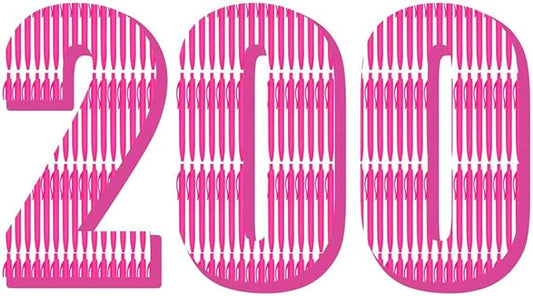 deegtran Pens Bulk, 200 Pack No Bleed Hot Pink Barrel Click Pens, Wholesale Retractable Ballpoint Pens, Pen Medium Point, Smooth Ink Pens, 1.0MM Black Ink