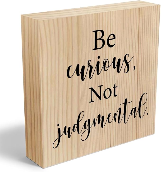 Inspirational TV Show Merchandise Wooden Box Sign Decorative Soccer Coach Gifts Office Desk Decor for Tabletop Bookshelf Tiered Tray Home Farmhouse Bedroom Library Rustic Square Wall Decor Wood Color