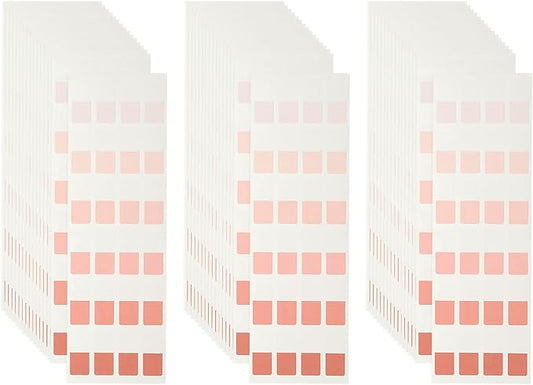 PATIKIL Clear Index Sticky Tabs, 720 Pcs Small Transparent Sticky Notes Bookmarks Planner Stickers Page Tabs for Office Notebooks File Folder Ledger Book, Gradient Pink