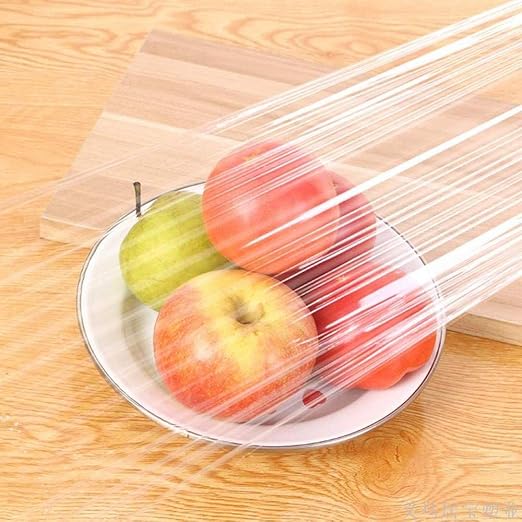 APQ 4 rolls of Cast Hand Stretch Film 12" x 2000'. Hand Stretch Wrap, 60 Gauge Thickness. Excellent Tear Resistance. Clear Residue Free Film for Moving, Shipping, Wrapping. Industrial Grade Cast Film.