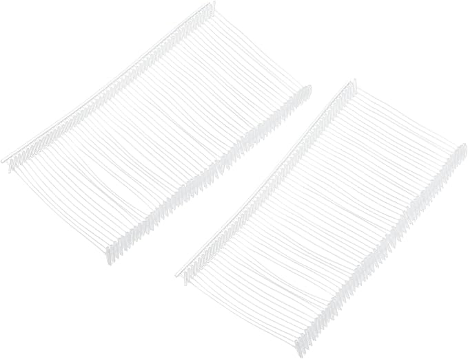 MECCANIXITY Standard Tagging Fasteners,Plastic Regular,Standard Label Gun Price Tagging Barbs for Garment Price Tag Label Tagging Barbs 50mm/2 Inch,Pack of 1000 Transparent