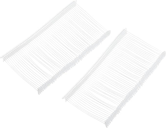 MECCANIXITY Standard Tagging Fasteners,Plastic Regular,Standard Label Gun Price Tagging Barbs for Garment Price Tag Label Tagging Barbs 50mm/2 Inch,Pack of 1000 Transparent